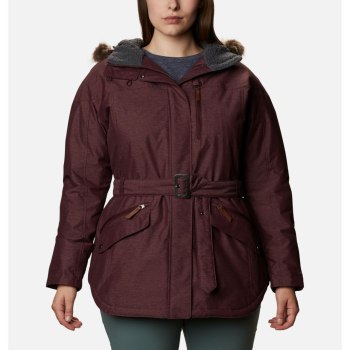 Columbia Ženske Jakne - Carson Pass II Plus Size Bordo | FJVS-46817
